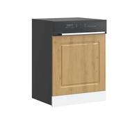 Vidaxl Panneau De Lave-Vaisselle Kalmar Chêne Artisanal 60x1,5x67 Cm Multicolore