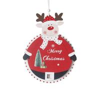 Panneau de l'Avent de Noël, décoration murale de Noël | Calendrier de porte d'entrée, décoration murale de Noël, calendrier de l'Avent amusant pour adultes