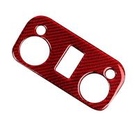 Panneau De Lecture De Toit De Voiture Autocollant De Protection Garniture Décorative Intérieure Cadre Pour Ford Pour Mustang GT 2015-2021 IENQBVL(Carbon Fiber Red)