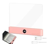 Panneau de lecture plat transparent Unité d'éclairage LED Outil de brillance sur toute la page offrant des modes de couleur réglables et une prise en charge de la minuterie dans unne disposition