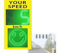 Panneau De Limitation De Vitesse à éNergie Solaire, Affichage Radar à LED, Panneau De RéTroaction Radar, Applicable Aux Autoroutes Et Aux Routes à Vitesse LimitéE Municipalenergy