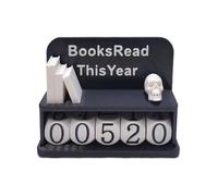 Panneau De Livres Lus Cette Année, Avec Conception Détaillée Imprimée En 3D, 10x7,5cm, Suìvi Des Livres Lus Cette Année, Décoration D'étagère Du Défi De Lecture, Robuste Et Moderne, Pour Les Enseignan