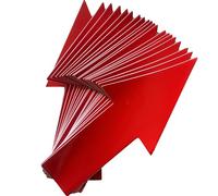 Panneau de marquage autocollant amovible en forme de flèches de sol pour entrepôt événement
