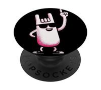 Panneau de Mascotte Cool avec Inscription « Punk » PopSockets PopGrip Adhésif