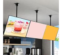 Panneau De Menu Numérique D'écran Publicitaire LED Avec Affichage Rétroéclairé For Restaurant Café Et Magasin Panneau D'affichage Électronique Mural(60x70cm/23.62x27.56in)