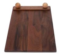 Panneau de Menu Vertical en Bois Café, Petit Presse-papiers | Clip D’affichage, Support Portable pour Comptoir, Usage Polyvalent, Finition Soignée, Couleur Café
