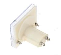 Panneau de mesure analogique 85C1 pour mesure de tension et de courant CC, 0-30 V/50 V et 0-5 A/10 A, conforme aux normes GB/T7676-98, taille de montage 65 mm × 56 mm, blanc transparent (0-5 A)
