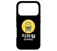Panneau de métro du métro de Séoul Coque pour iPhone 17 Pro