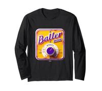 PANNEAU DE MODE BALLER INTENSITÉ DU BASKETBALL VIOLET JAUNE Manche Longue