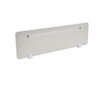 Panneau de modestie monté sur Table,Séparateur de Bureau Anti-éternuements,avec Panneau de confidentialité insonorisé monté sur Fente,pour Cabine de Bureau(Silver,100cmX30cm)