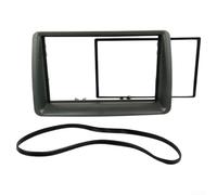 Panneau de modification audio compatible avec Fiat pour Panda Système audio de navigation DVD de voiture, construction ABS pour un intérieur élégant