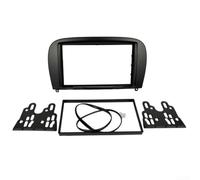 Panneau de modification de navigation DVD pour Mercedes-Benz SL R230 et G550 SL350 (2005), plastique ABS, noir, garniture intérieure, kit de mise à niveau rapide du tableau de bord (174 x 98 mm)