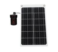 Panneau de monocristallin avec une efficacité | Alimentation directe du dispositif, tension de fonctionnement 5 V, bouton de commande et deux œillets