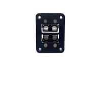 Panneau de montage encastré 50 A pour systèmes 12-24 V DC, plaque de chasse d'eau double couche avec résistance à haute température pour caravane, véhicule électrique et chariot de golf