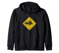 Panneau de motoneige - Rip it USA Snow Sled Winter Mountain Cadeau Sweat à Capuche