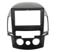 Panneau de Navigation Façade d'autoradio 9 Pouces 2DIN avec Faisceau de câbles, connecteur et Adaptateur d'alimentation, Compatible avec Hyundai i30 Cadre de Tableau de Bord(Frame MT-9 inch)