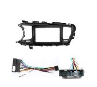 Panneau de Navigation Façade d'autoradio Compatible avec Kia K5 2011-2015 Optima, Panneau de 9 Pouces, Faisceau de câbles, Adaptateur d'alimentation(Only FrameC Cable1)