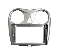 Panneau de Navigation Kit de Finition Audio avec Cadre et écran de Lecteur DVD 9 Pouces pour Tableau de Bord, Compatible avec JAC J6 Heyue RS 2010-2012 Cadre de Tableau de Bord