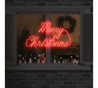 Panneau de Noël avec 216 LED Rouge 99 x 55 x 13 cm Fer vidaXL