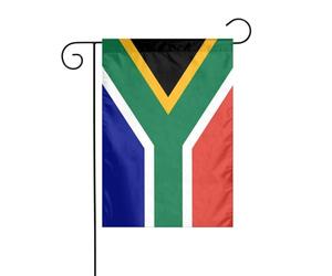 Panneau de Noël imprimé drapeau sud-africain 30,5 x 45,7 cm double face extérieur arbre de Noël hiver cour drapeau décoratif