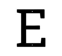 Panneau De Numéro Maison En Métal Moderne, 1 Pièce, 7 Pouces, Plaque D'adresse, Décor Lettre Étanche for Porte Murale Extérieure Ou Rue, DIY Bricolage(E)