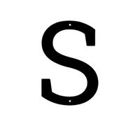 Panneau De Numéro Maison En Métal Moderne, 1 Pièce, 7 Pouces, Plaque D'adresse, Décor Lettre Étanche for Porte Murale Extérieure Ou Rue, DIY Bricolage(S)