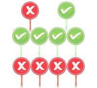 Panneau de pagaie portable | Planche lavable double face - Pagaies d'interaction enseignant-élève - pour enfants préscolaires primaires garçons enfants quiz jeux Circle Time Story Response