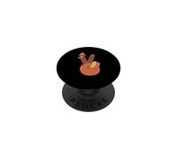 Panneau de Paix Amusant en Forme de Main de Turquie pour Thanksgiving, pèlerin d'automne PopSockets PopGrip Adhésif