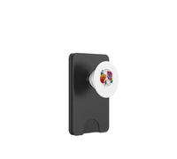 Panneau de Paix coloré avec Fleurs Vibe Hippie Flower Power PopSockets PopWallet pour MagSafe