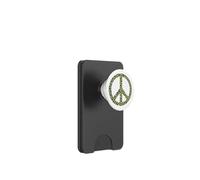 Panneau de Paix imprimé léopard Vert, Jaune, Noir PopSockets PopWallet pour MagSafe