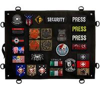 Panneau de panneau de brassage, support de patchs militaires pliable, pour emblème tactique moral de l'armée de combat avec crochet et boucle d'appui badges, anneaux en D, sangle d'enveloppe