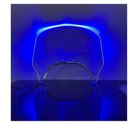 Panneau de Pare-Brise de Moto pour Goldwing1800 2004-2017 Pare-Brise Arrière pour Goldwing pour GL1800 Déflecteur De Pare-Brise Arrière De Moto Pare-Brise de Moto(Blue Light)