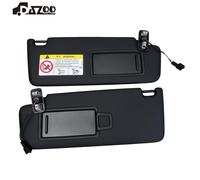 Panneau de pare-soleil avant noir et gris avec miroir de maquillage, pare-soleil 5GG857551 5GG857552 pour VW Golf 7 MK7 2013 - 2021 5GG 857 551 Black Passenger Side