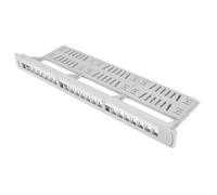 Panneau de patch 1U - LANBERG - PPKS-1124-S - 24 ports - Organisateur - Couleur gris