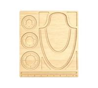 Panneau de perles en bois pour les fabricants de bijoux, taille unique
