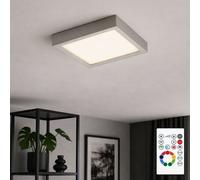 Panneau De Plafond Lampe De Salon LED Télécommande RGB Dimmable 4 Modes