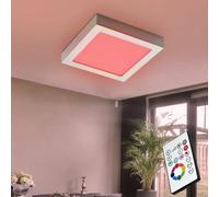 Panneau De Plafond Lampe De Salon LED Télécommande RGB Dimmable 4 Modes