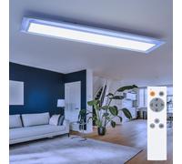 Panneau de plafond LED changeant de couleur Télécommande Panneau de plafond en saillie, CCT, RGB LED 24W 1460lm 2700-6500K, L 85 cm