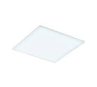Panneau de plafond Panneau de montage de lampe de salon blanc Plafonnier, acier plastique, 1x LED 33 watts 4250 lumens blanc chaud, LxLxH 59,5x59,5x6 cm