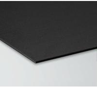 Panneau de plaque Forex en PVC noir de très haute qualité, épaisseur 5 mm (Forex noir, 70 x 100 cm)