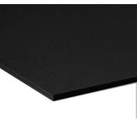Panneau de plaque Forex PVC noir de très haute qualité, épaisseur 10 mm (format 70 x 150 cm).