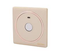 Panneau de plaque murale simple de contrôle de porte, interrupteur de lumière tactile retardé, 88 interrupteurs à clé x 86mm interrupteur industriel