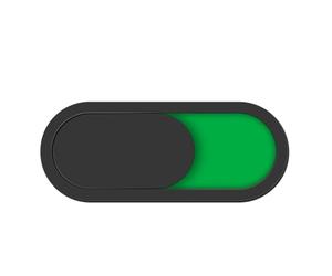 Panneau de Porte à Glissière, Signalisation de Statut, Adhésif | Verre Organique, Rouge et Vert, Usage Bureau ou Centre Commercial, Style Minimaliste, Curseur Facile