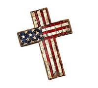 Panneau de porte américain 250 anniversaire, drapeau national américain sur le thème de l ' indépendance patriotique, décorations murales en bois, couronne suspendue, signe patriotique en bois