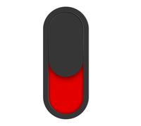 Panneau de Porte Coulissant Occupé, Acrylique Organique, Auto-adhésif | Indicateur de Statut Facile à Basculer, Style Minimaliste Élégant, Rouge et Vert, pour Centre Commercial et Bureau
