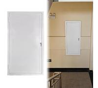 Panneau de porte d'accès en métal avec serrure et clé, trappe d'inspection durable pour mur/plafond, 86,4 x 111,8 cm, idéal pour une utilisation intérieure et extérieure
