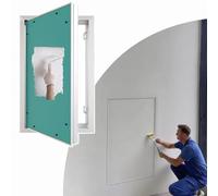 Panneau de porte d'accès mural à peindre, couvercle de trou mural encastré pour plomberie, révisions de système électrique et de conduit, trappe de service personnalisable