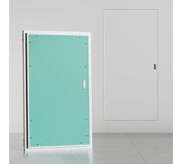 Panneau de porte d'accès mural en plastique pour plafonds et murs cloisons sèches - Portail d'accès polyvalent pour plomberie et entretien d'urgence