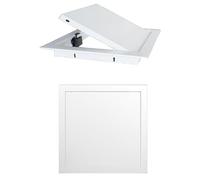 Panneau de Porte d'accès, Trappe d'inspection magnétique, Porte de Vide sanitaire à Ouverture par Simple Pression, Couvercle de Trou Mural galvanisé et en Aluminium pour plomberie et électri