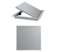 Panneau de Porte d'accès, Trappe d'inspection magnétique, Porte de Vide sanitaire à Ouverture par Simple Pression, Couvercle de Trou Mural galvanisé et en Aluminium pour plomberie et électri